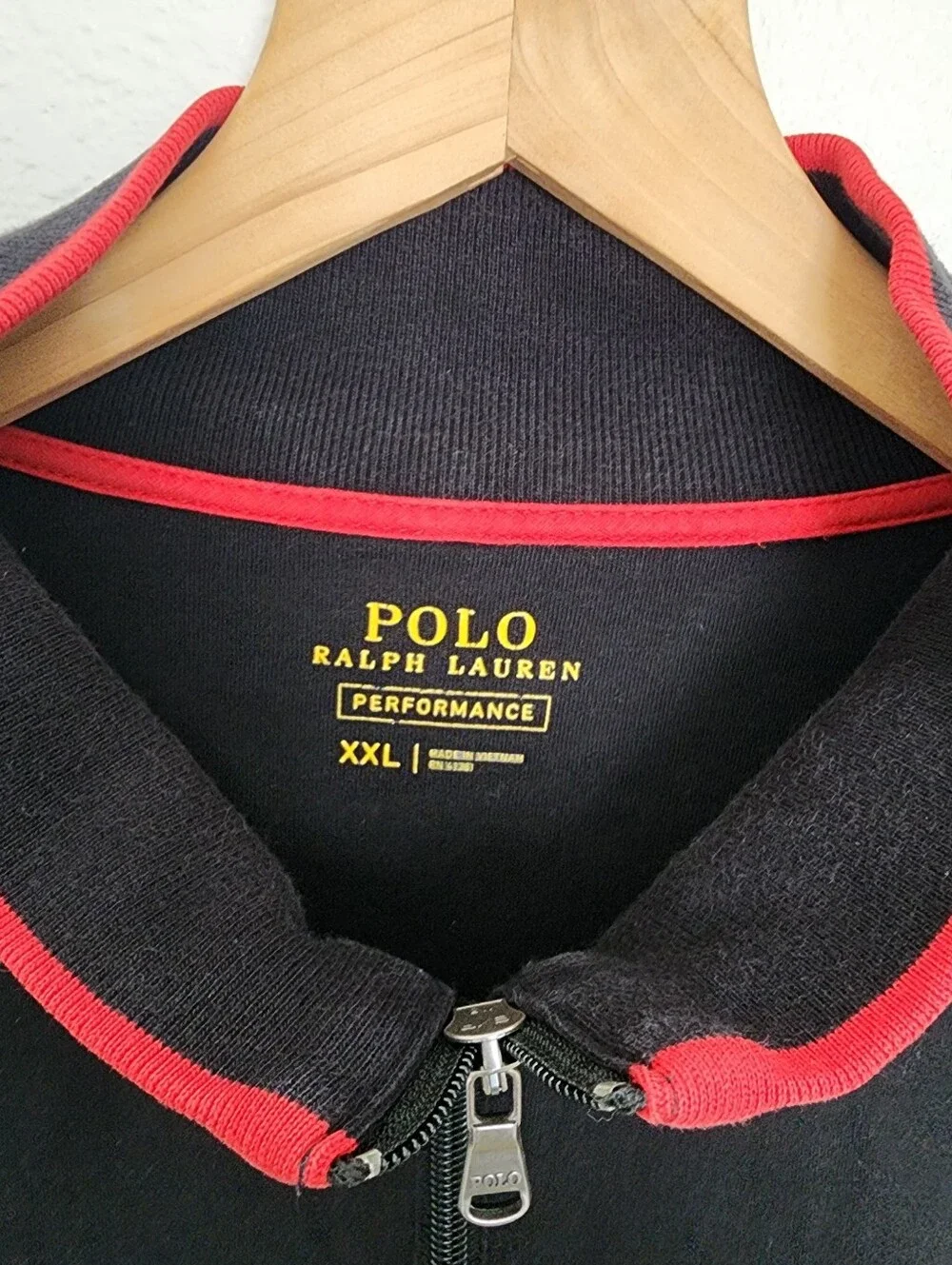 Polo Ralph Lauren Men's Full Zip Black Track XXL Jacket